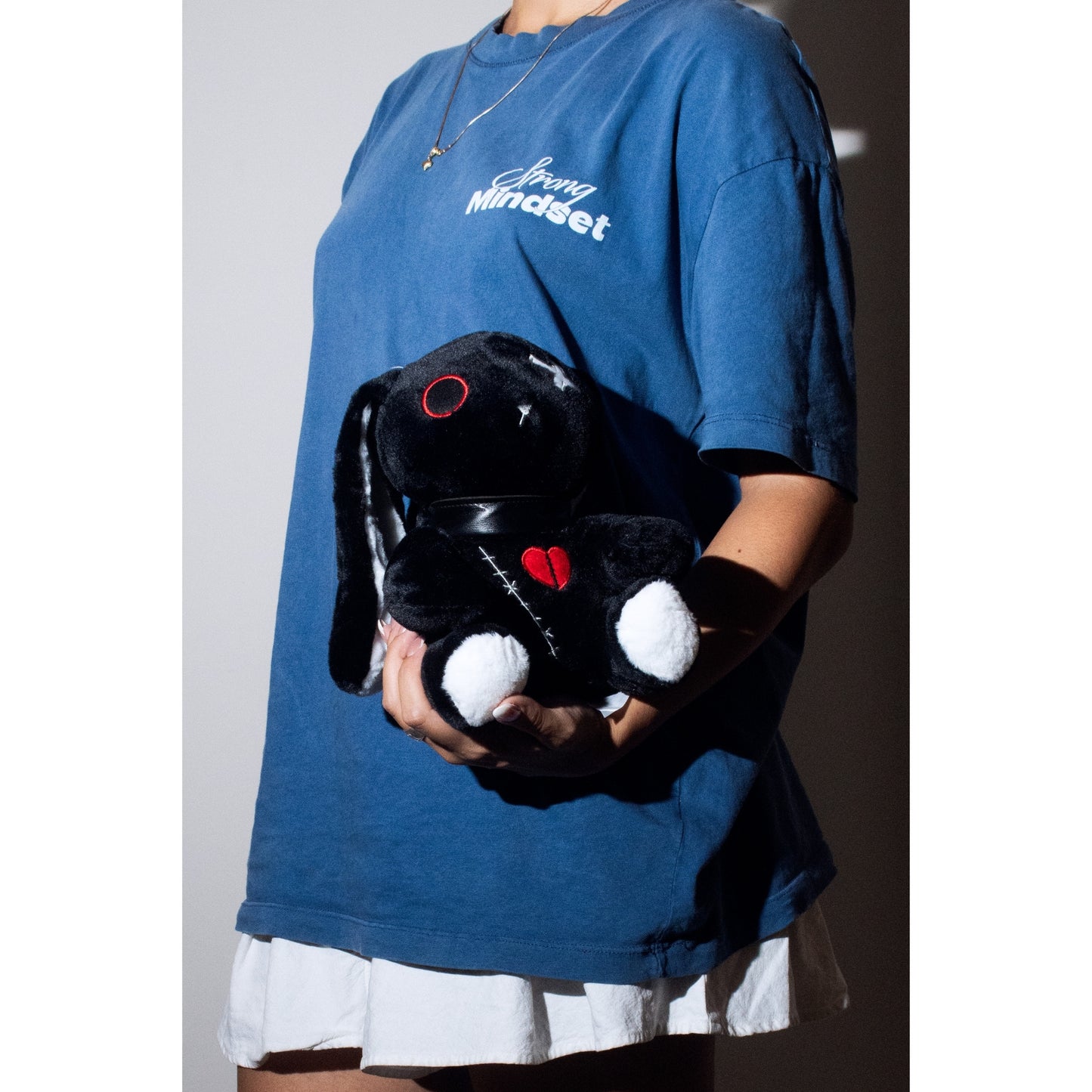 Maddy - Dark Punk Rabbit Plush Toy (Black)