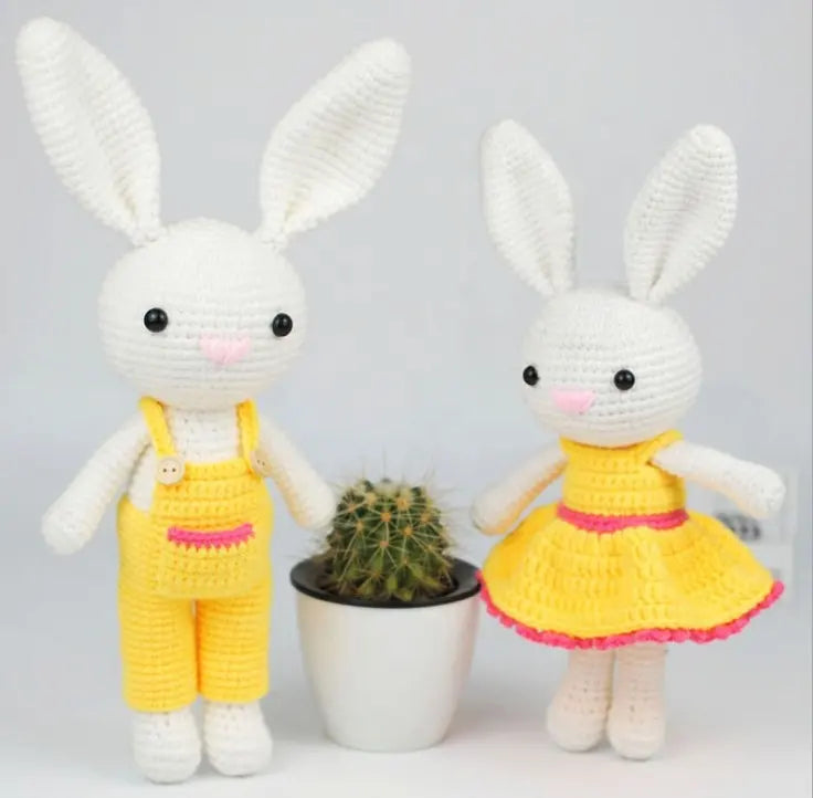 Handcrafted Rabbit Crochet Doll for Endless Fun