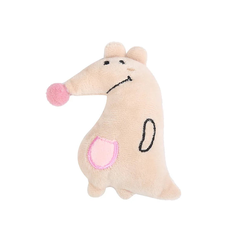 Interactive Plush Cat Chew Toy