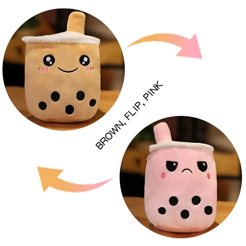 Kawaii Stuffed Doll: Boba Bubble Tea
