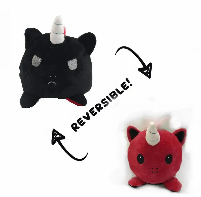 Reversible Flip Stuffed Unicorn Plush