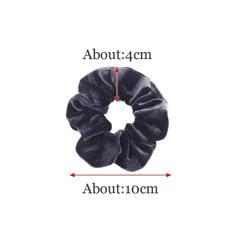 Stylish Elastic Velvet Hair Scrunchies