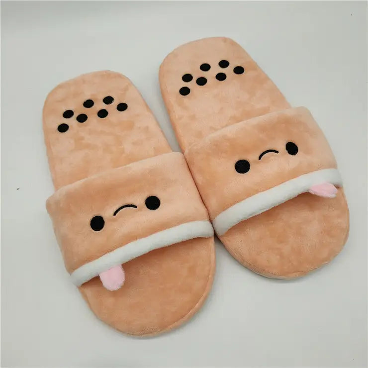 Grace - Cute Cartoon Boba Slippers