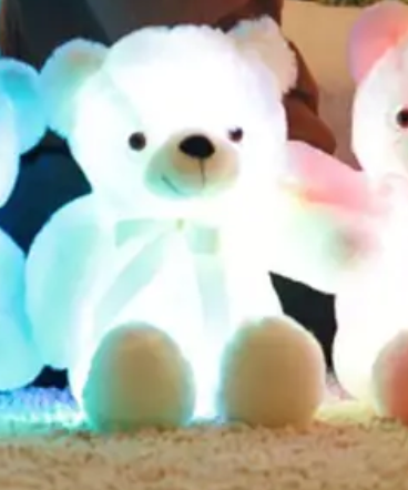 Colorful LED Teddy Bear: Beautiful & Popular