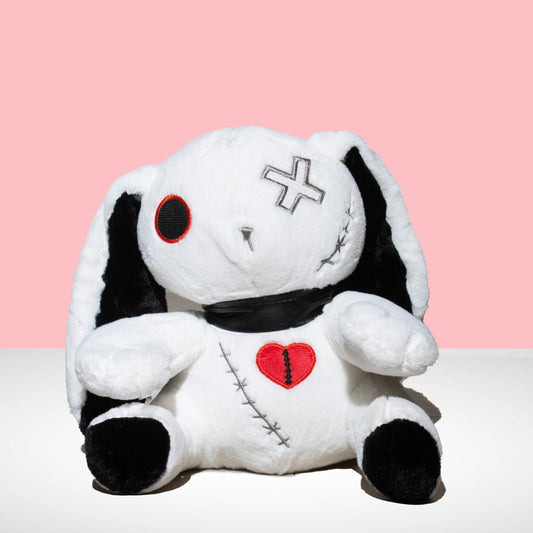 Whitchy - Dark Punk Rabbit Plush Toy (White)