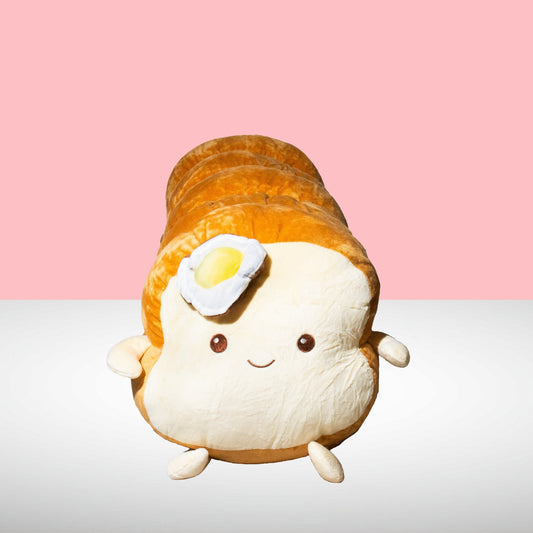 Toasty - Soft Toast Bread Plush Toy (Golden)