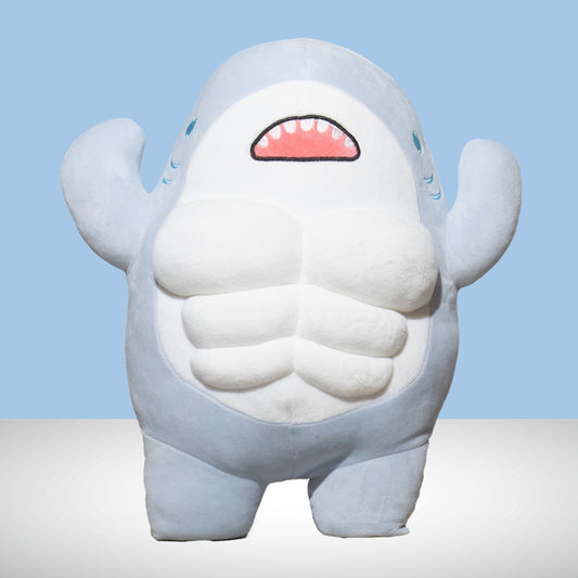 Bruce - Muscle Shark Plush (Blue)