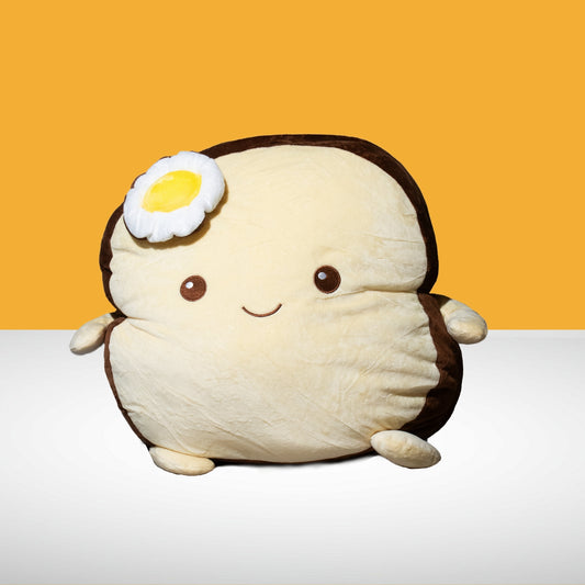 Bready - Soft Toast Bread Plush Toy (Brown)