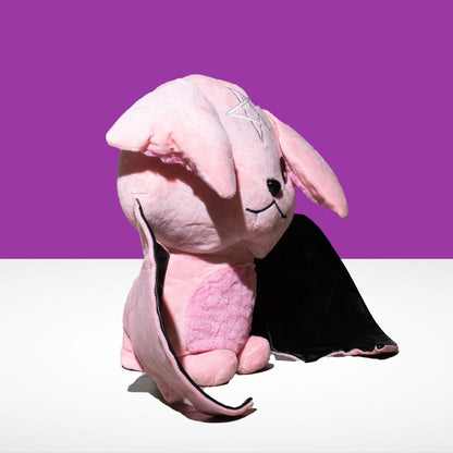 Nocturne - Halloween Gothic Plush Bat Man Doll (Pink)