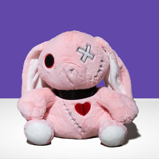 Baddy - Dark Punk Rabbit Plush Toy (Pink)