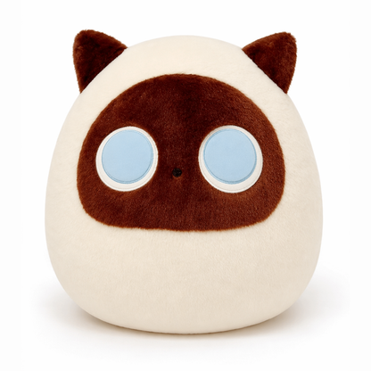 Aaliyah - 30cm Cute Black Cat Plush White