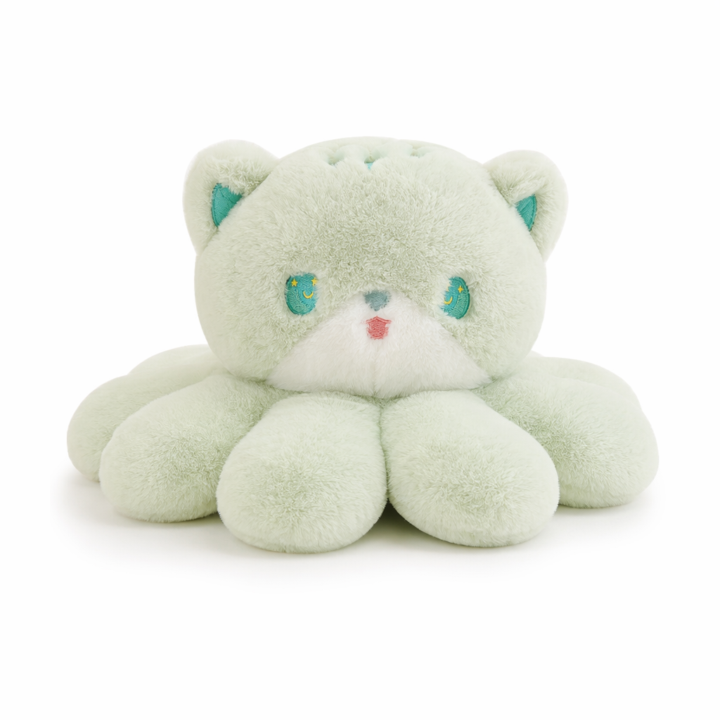 35cm Jellyfish Cat Plush Green