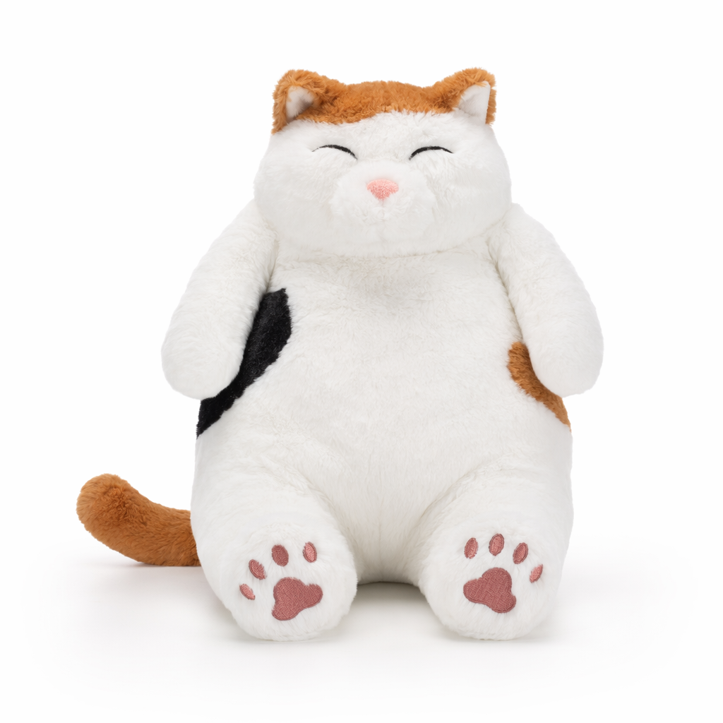 Jacoshiba - Japanese Lucky Cat Soft Plush (Brown) 30cm