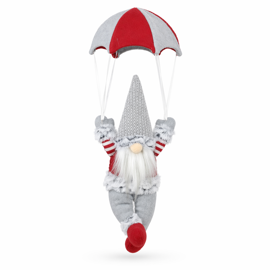 Santa Gnome Plush Doll Ornaments Gray