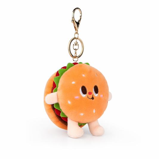 Affordable Baby Soft Hamburger Keychain 1