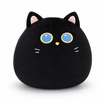 Bella - Soft, Squishy Fatty Cat Plushie black