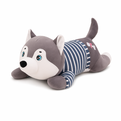 Soft Colorful Stuffed Monkey Pillow Gray