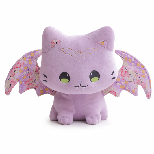 Caleb - Kawaii Bat Cat Plush Toy 1