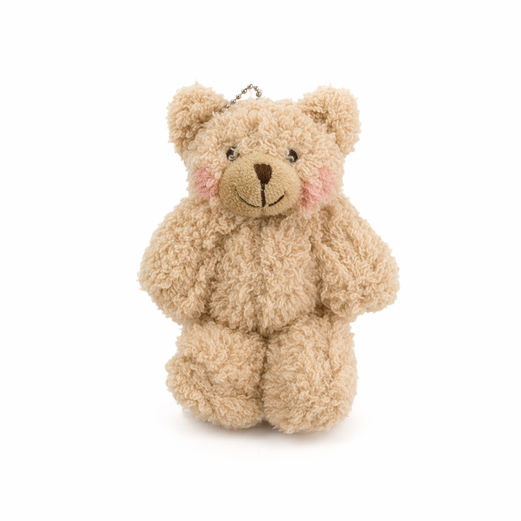 Affordable  Plush Teddy Keychain Brown