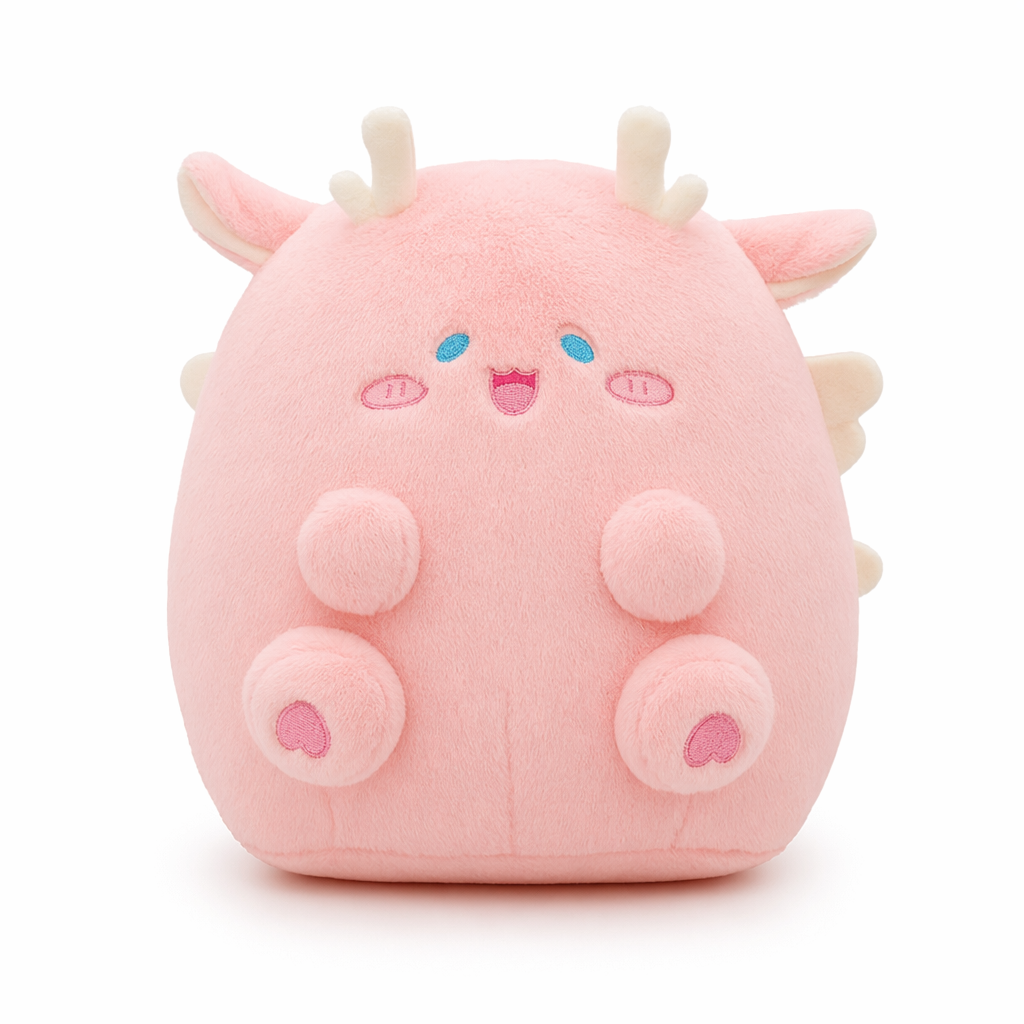 Soft Dinosaur Stuffed Plush Toy Pink