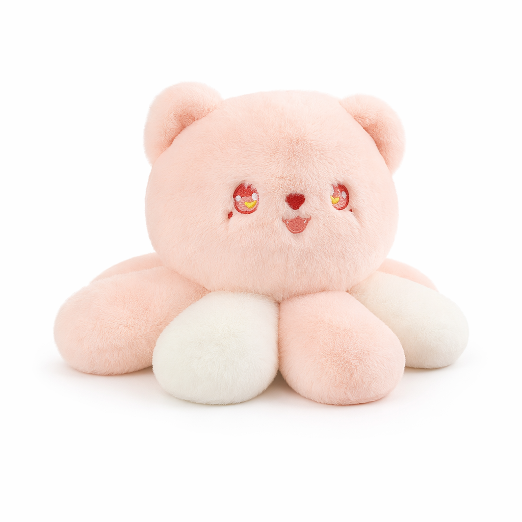35cm Jellyfish Cat Plush Pink