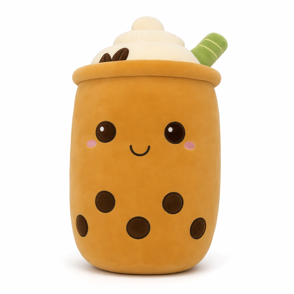 Bubble Boba Tea Cup Pillow: Plush, Stuffed, Popular 7