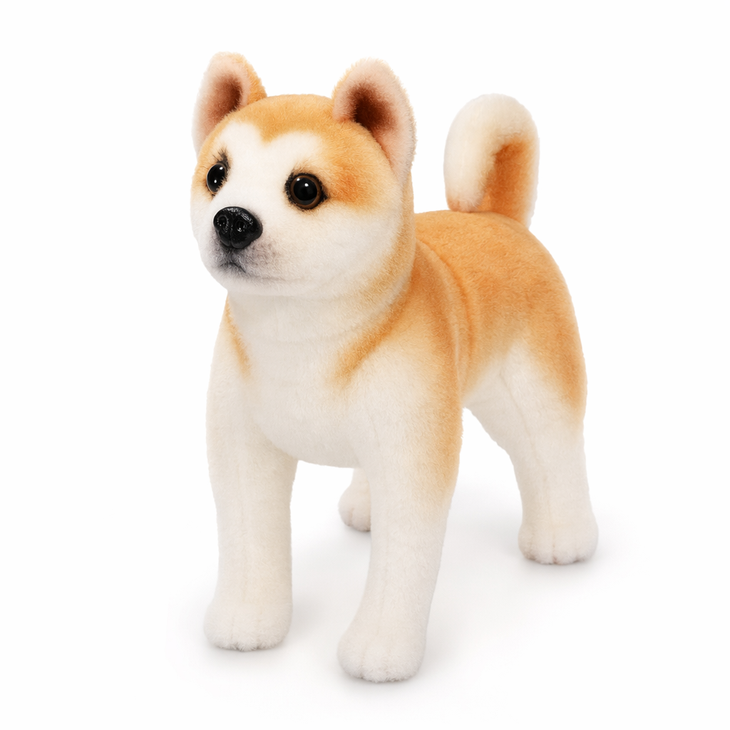 Cute, Lifelike Stuffed Puppy Plush 25cm