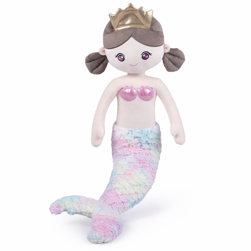Colorful Mermaid Plush Doll, Princess-like A