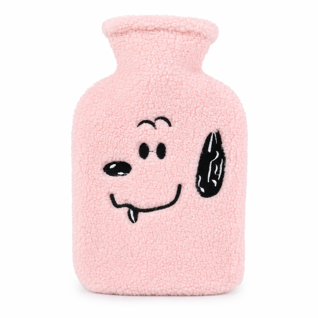 Cute Knitted Hot Water Therapy Pink