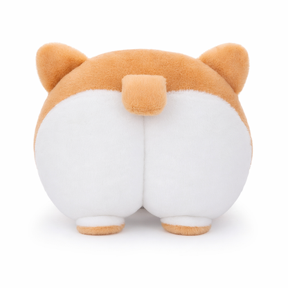 Plush Animal Car Tissue Holder Brown