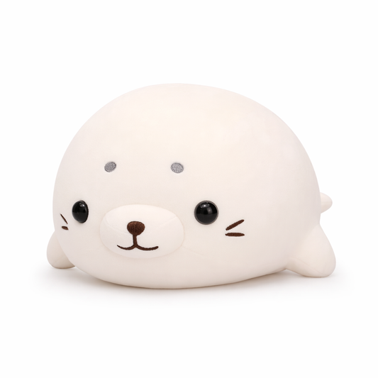 Baby Sea Lion Sleeping Pillow White