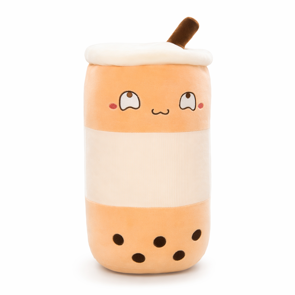 Bubble Tea Plush Doll: Perfect Gift for Kids! Yellow
