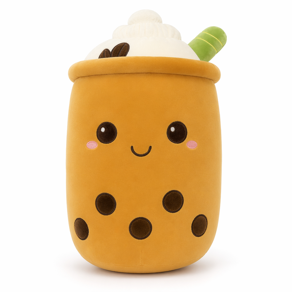 Bubble Boba Tea Cup Pillow: Plush, Stuffed, Popular 5