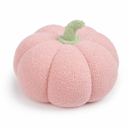 Cozy, Cute 3D Pumpkin Throw Pink