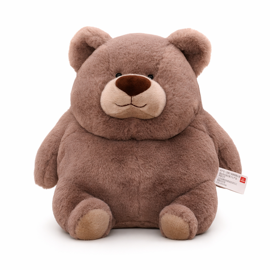 Fatty Polar Bear Stuffed Panda Plush: Soft and Popular! Brown