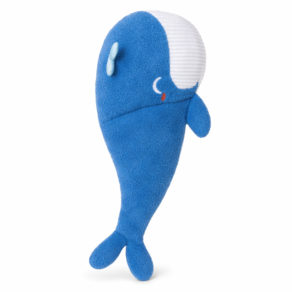 Flip - Soft Kawaii Blue Whale Blue