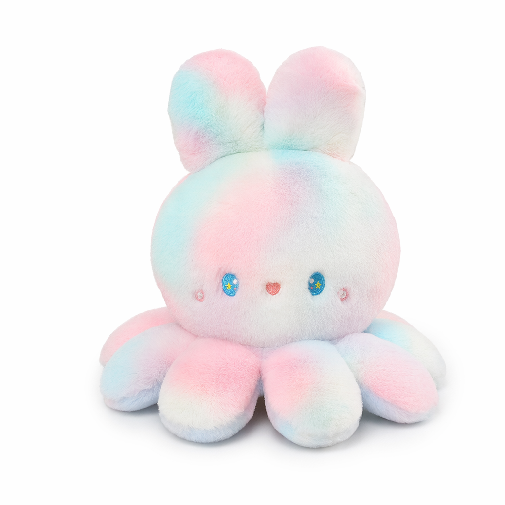 Leilani - Adorable Reversible Bunny Plush Toy Pink