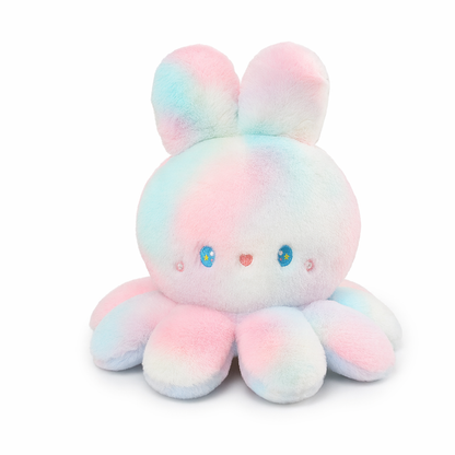 Leilani - Adorable Reversible Bunny Plush Toy Pink