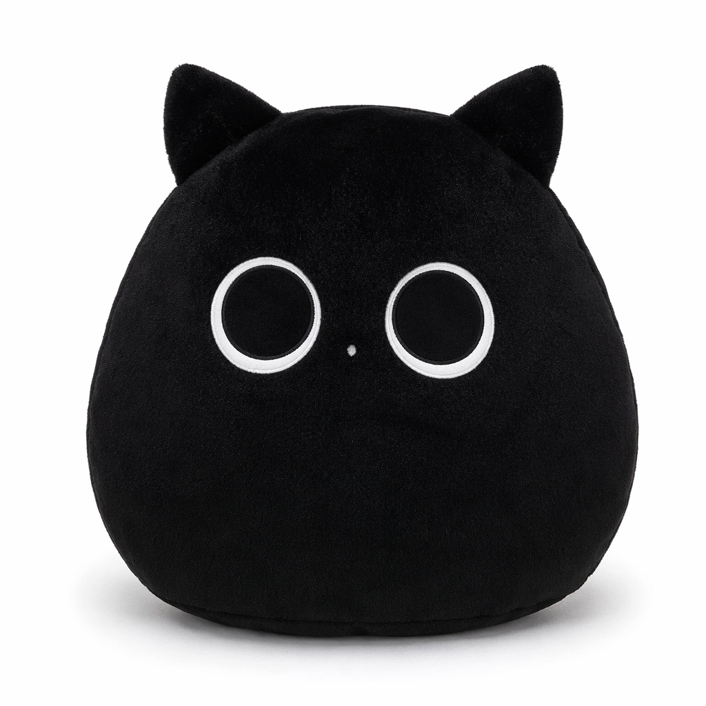 Aaliyah - 30cm Cute Black Cat Plush Black