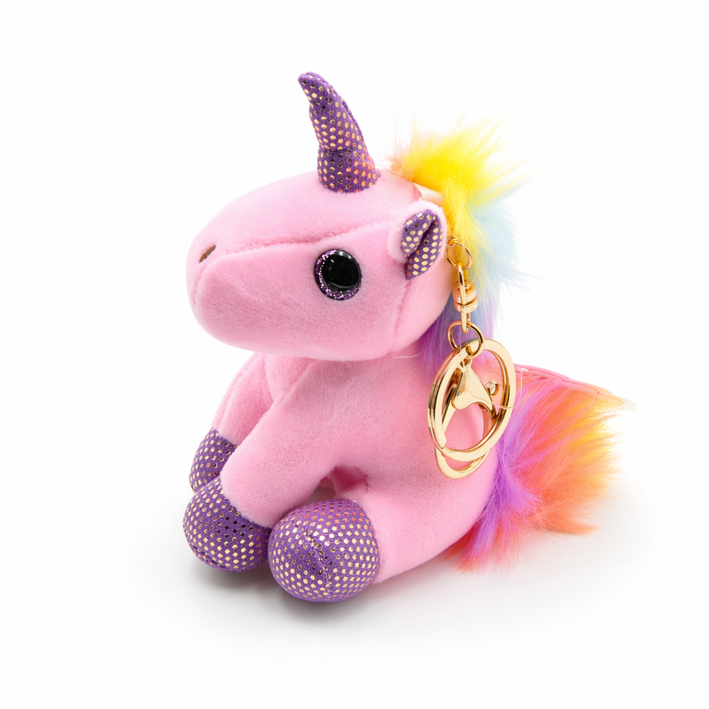 Colorful Cute Baby Plush Unicorn Pink