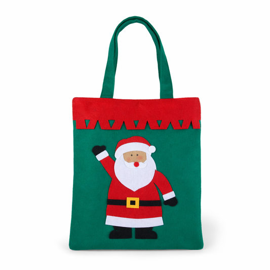 Thick Hand-Sewn Christmas Candy Bookbags pine