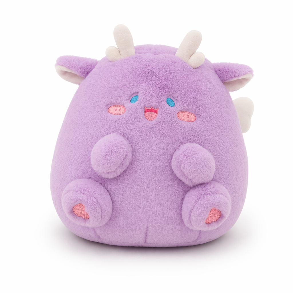 Soft Dinosaur Stuffed Plush Toy Purple