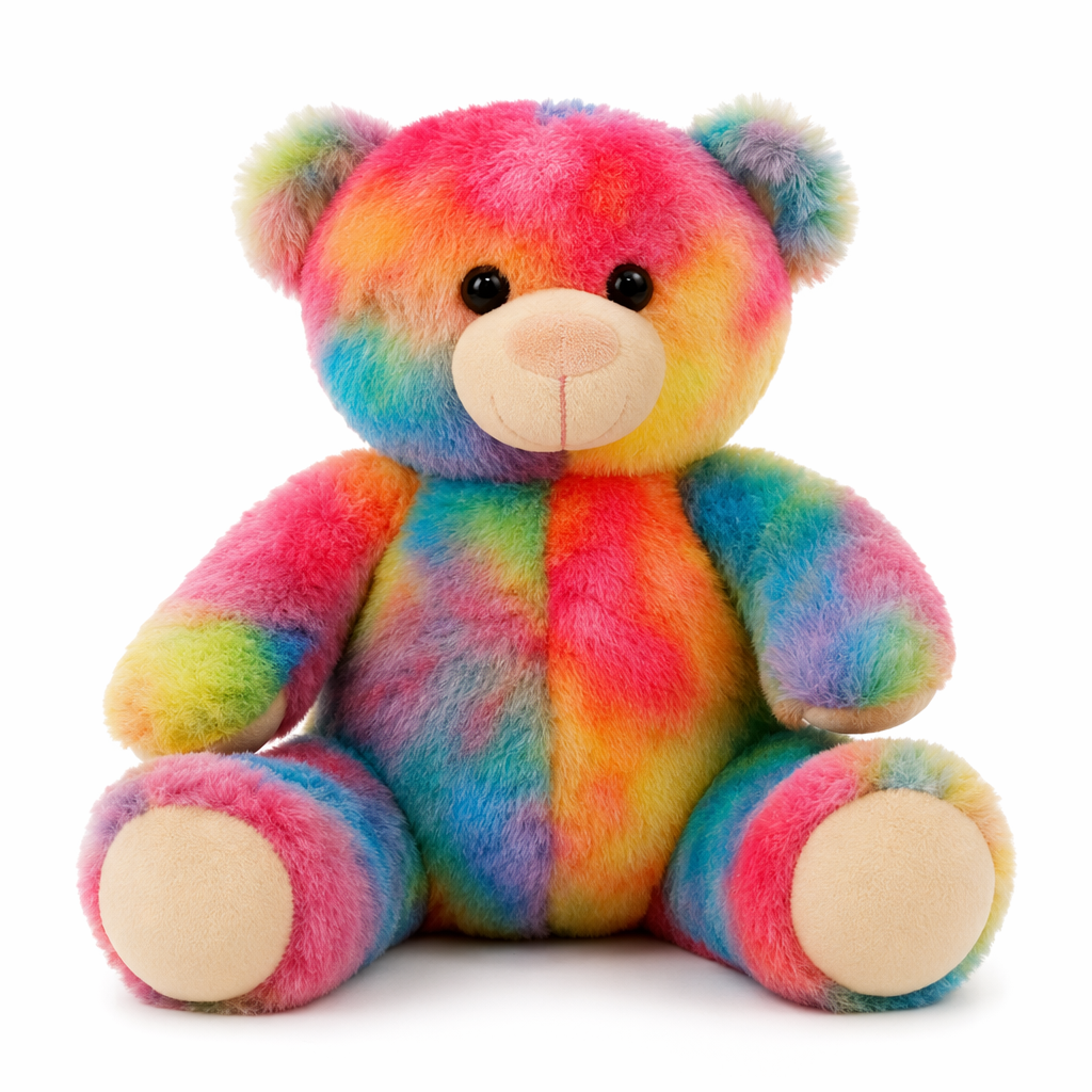Toy Teddy Bear with Light Multicolor
