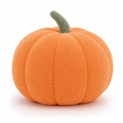 Cozy, Cute 3D Pumpkin Throw Orange