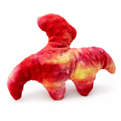 Durable Plush Squeaky Dog Chew Red