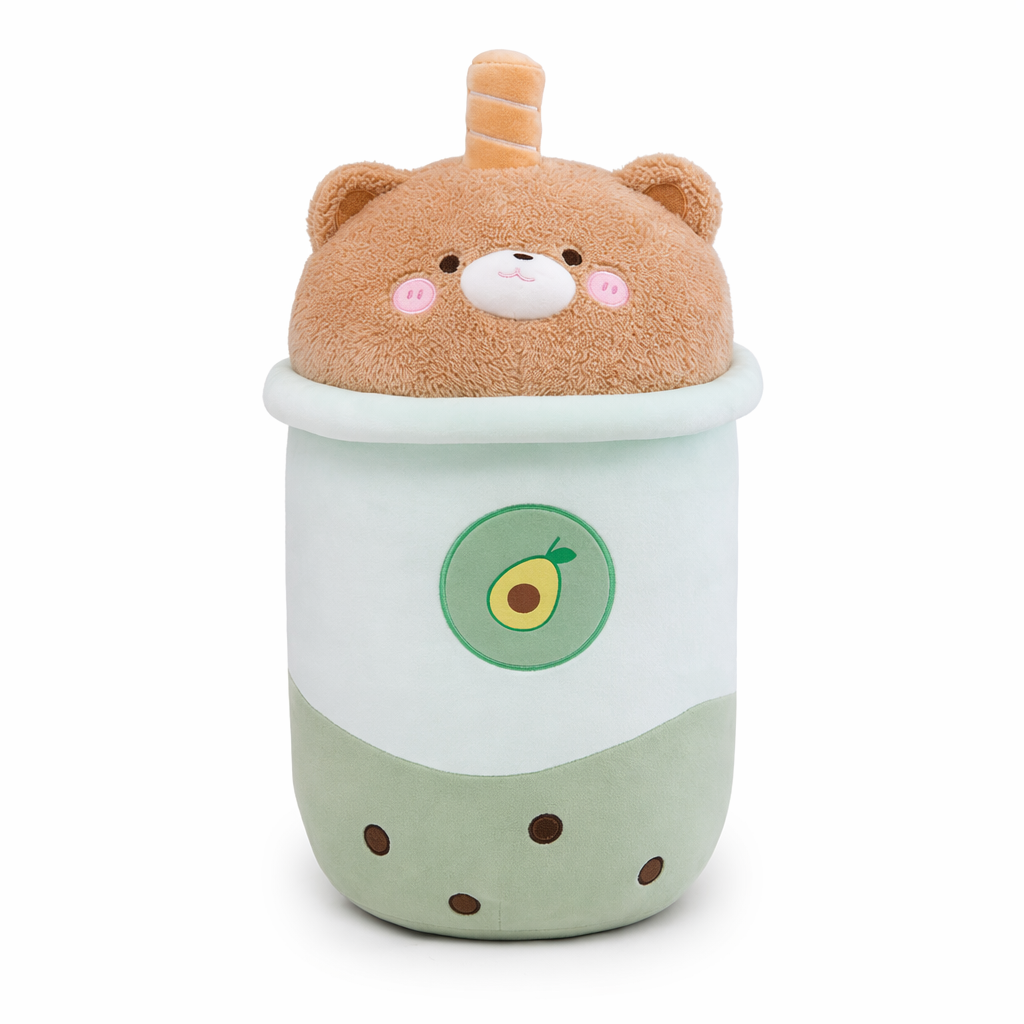 Owen - Boba Milk Tea Plush Playtoy green