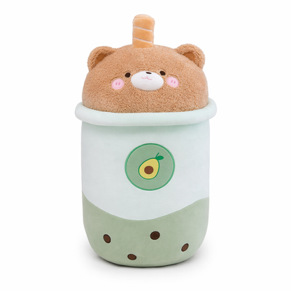 Owen - Boba Milk Tea Plush Playtoy green