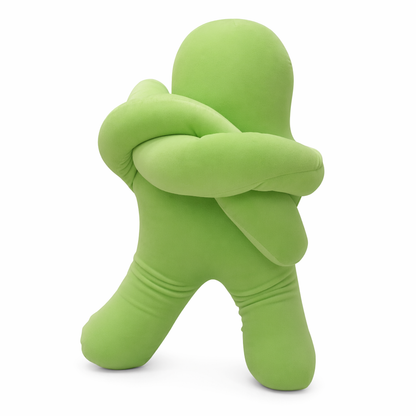 Mini People Particle Pillow Plush green