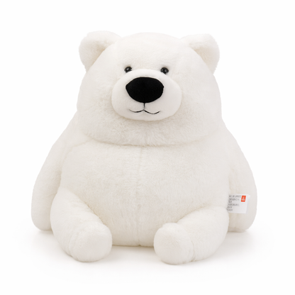 Fatty Polar Bear Stuffed Panda Plush: Soft and Popular! White