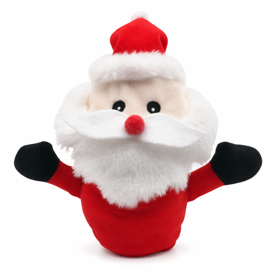 Adorable Reversible Santa Raccoon Plush A